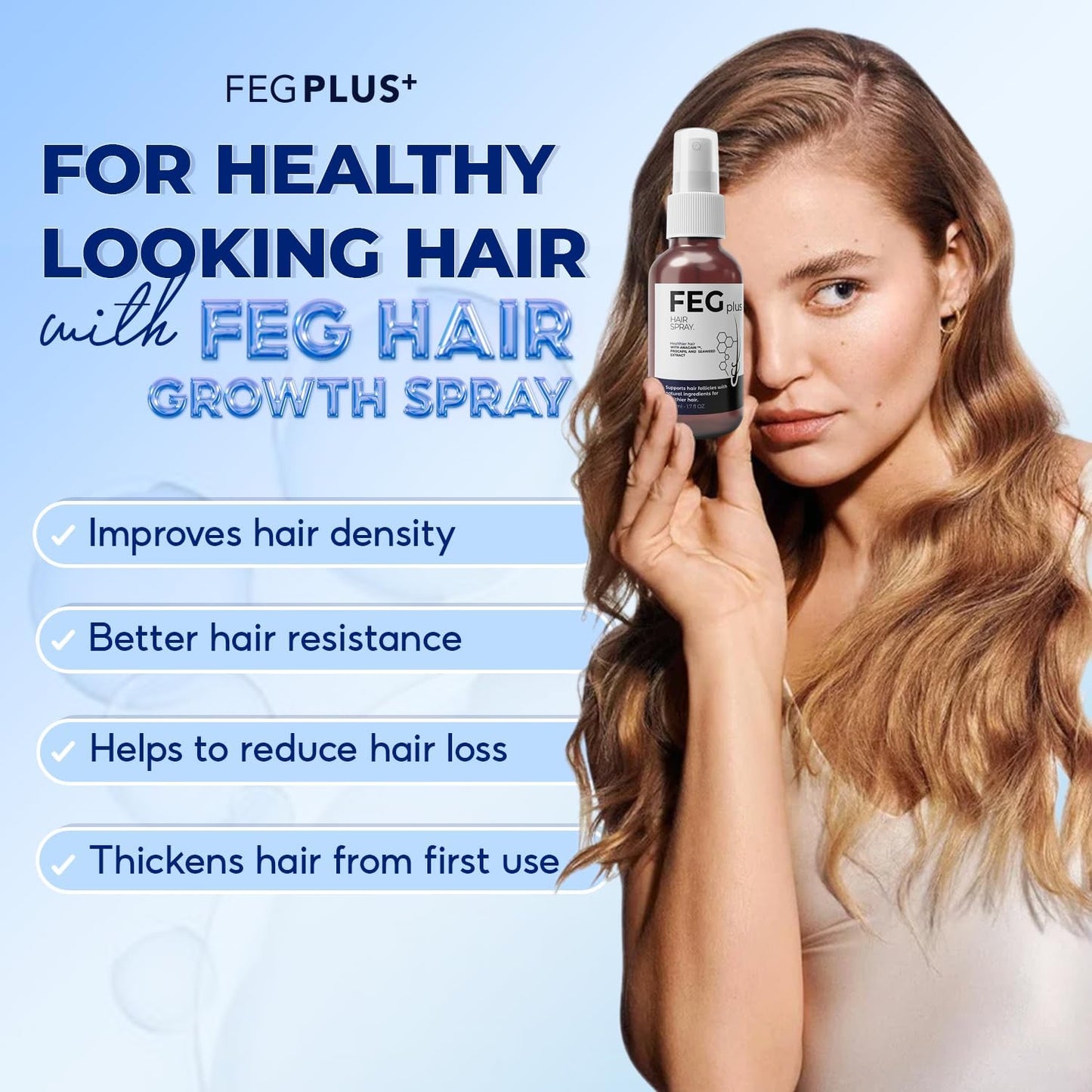 FEGPlus Minoxidil Beard & Hair Growth Serum