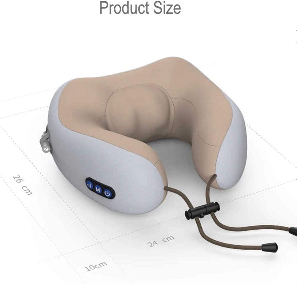 Rechargeable U-Shaped Electric Neck Massage Pillow