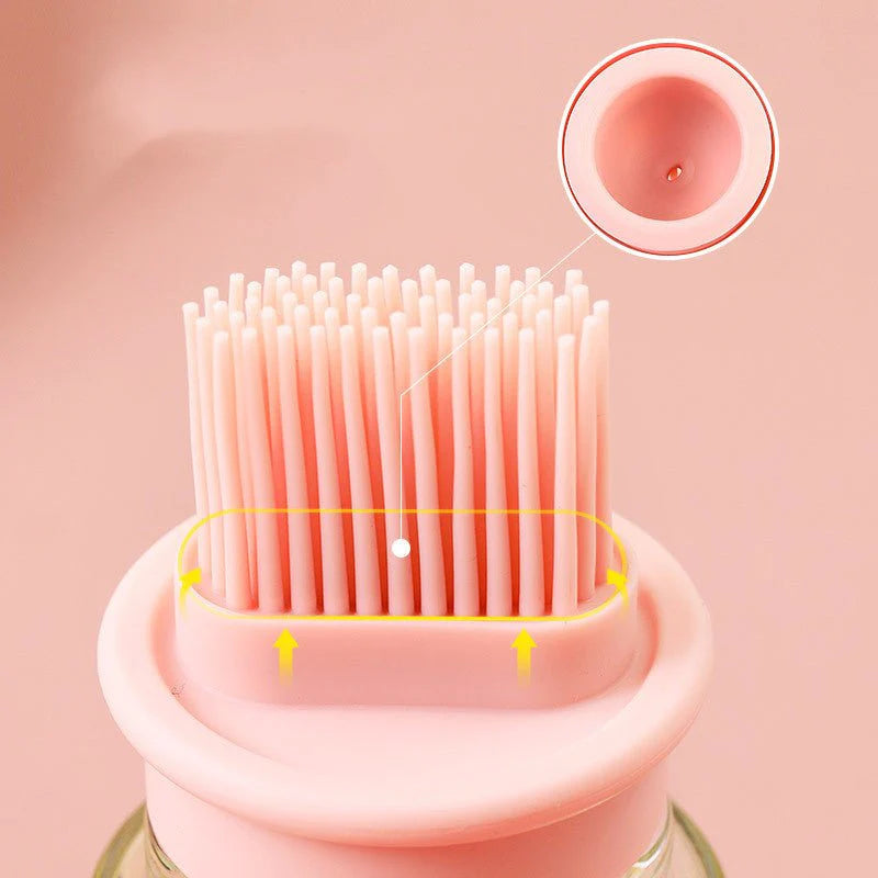 Portable Silicone Oil Bottle with Brush β BBQ & Baking Tool