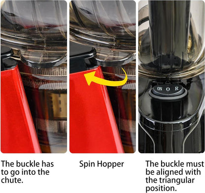 Multi-Functional 2-in-1 Manual Fruit Juicer