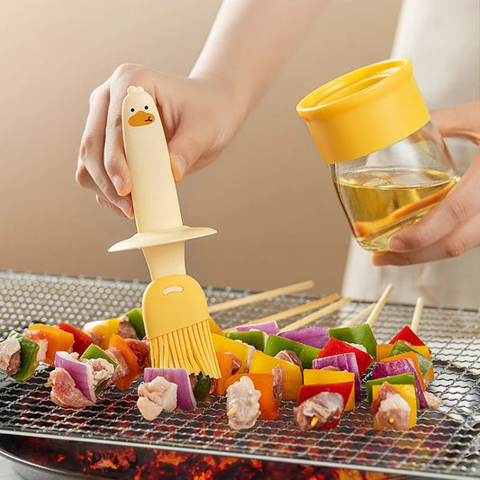 Silicone Oil Brush Bottle – Ideal for Cooking & BBQ