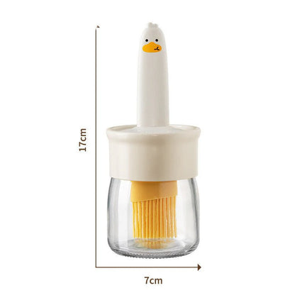 Silicone Oil Brush Bottle – Ideal for Cooking & BBQ