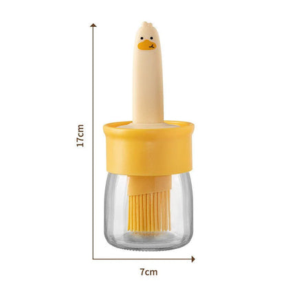 Silicone Oil Brush Bottle – Ideal for Cooking & BBQ
