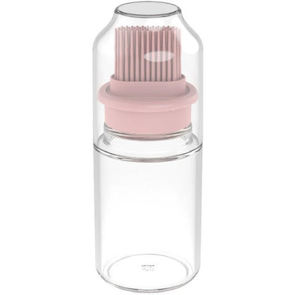 Portable Silicone Oil Bottle with Brush – BBQ & Baking Tool