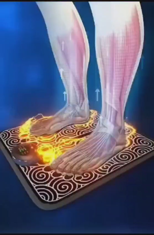 EMS Foot Massager Pad Portable Electric Muscle Stimulation